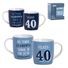 Cargar imagen en el visor de la galería, TAZA 40 CUMPLEAÑOS
