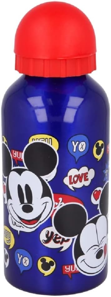 Botella aluminio 400ml Mickey thing