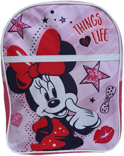 Cargar imagen en el visor de la galería, Disney Mochila Minnie Mouse niña 6,5 litros poliéster rosa, Rosa., Talla única
