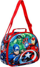 Cargar imagen en el visor de la galería, Los Vengadores Superpower-Bolsa Portamerienda 3D, Rojo
