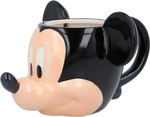 Cargar imagen en el visor de la galería, Stor Taza de cerámica con forma en 3D de 360 ml cabeza de Mickey Mouse
