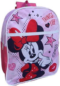 Disney Mochila Minnie Mouse niña 6,5 litros poliéster rosa, Rosa., Talla única