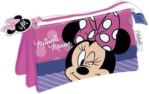 Disney Minnie Mouse -Estuche Portatodo Triple