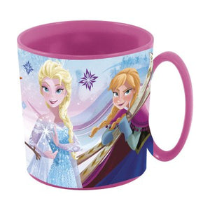 Taza plástico microondas 350ml Frozen