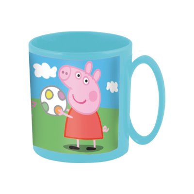 Taza plástico microondas 360ml Peppa Pig