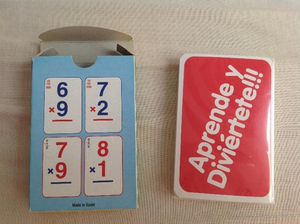 Cartas Didácticas Educativas De Aprende A Multiplicar