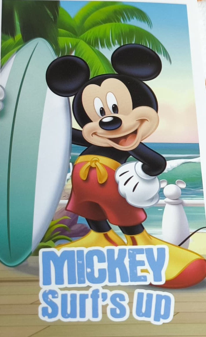 Toalla Microfibra Mickey Mouse Surf´s Up