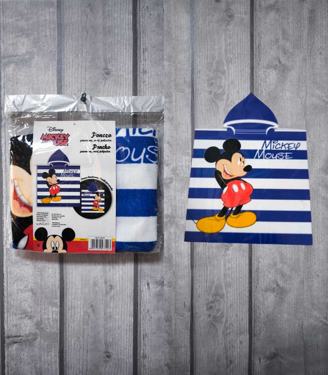 Poncho Toalla  Mickey Mouse