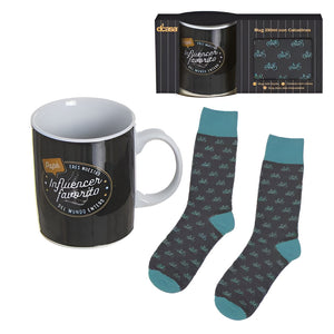 Set Taza 290ml Con Calcetines Papá Influencer