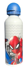 Cargar imagen en el visor de la galería, Spiderman Aluminio Botella 500ml Gris Claro / Azul
