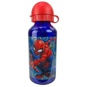 Botella de agua Marvel Spiderman botella de aluminio con pico 400 ml