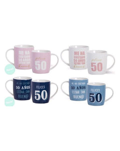 TAZA 50 CUMPLEAÑOS