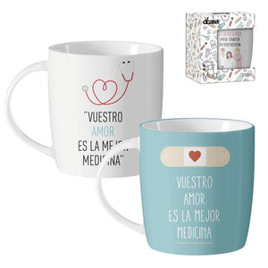 TAZA "VUESTRO AMOR ES LA MEJOR MEDICINA"